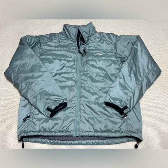 The North Face Aconcagua Mens Insulated Puffer Jacket - Aqua Blue - XL - Picture 1 of 9